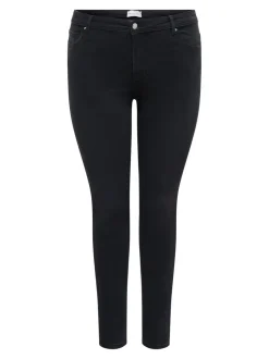CARALLY Cintura media Corte skinny Vaqueros