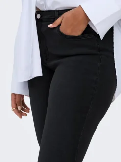 CARALLY Cintura media Corte skinny Vaqueros