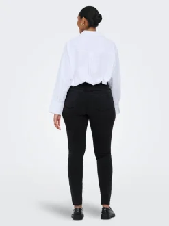 CARALLY Cintura media Corte skinny Vaqueros