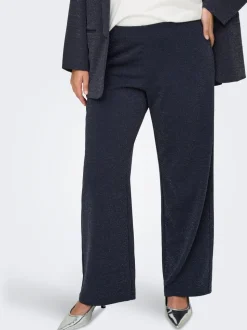 CARALYA Corte wide leg Pantalones de pernera ancha
