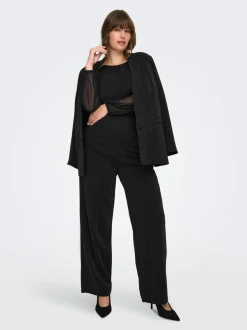 CARALYA Corte wide leg Pantalones de pernera ancha