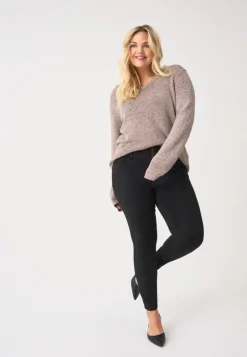 CARANNA Cintura alta Corte skinny Largo hasta los tobillos Vaqueros
