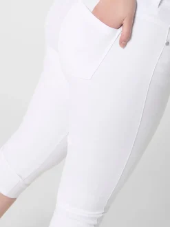 CARAUGUSTA Cintura alta Corte skinny Shorts vaqueros