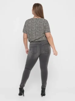 CARAUGUSTA Cintura alta Corte skinny Vaqueros