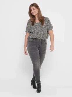 CARAUGUSTA Cintura alta Corte skinny Vaqueros