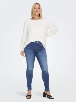 CARAUGUSTA Cintura alta Corte skinny Vaqueros