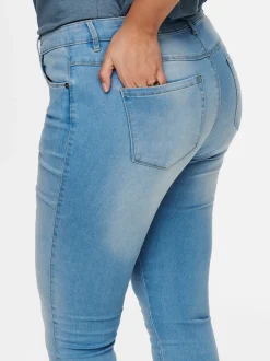 CARAUGUSTA Cintura alta Corte skinny Vaqueros