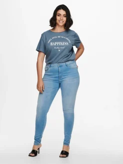 CARAUGUSTA Cintura alta Corte skinny Vaqueros