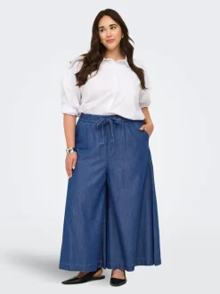 CARBEA Corte wide leg Vaqueros