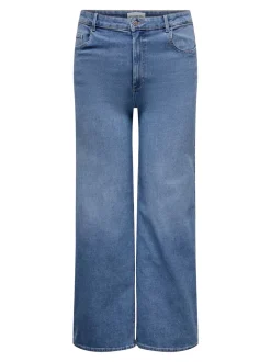 CARBILLY Cintura alta Corte wide leg Vaqueros