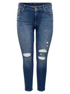 CARBOBBI Corte skinny Largo hasta los tobillos Vaqueros
