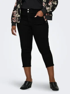 CARCRUZ Vaqueros Capri De Talle Alto
