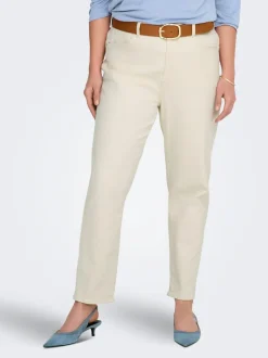 CAREMILY Cintura alta Corte straight Vaqueros
