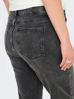 CAREMILY Cintura alta Corte straight Vaqueros