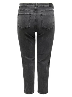 CAREMILY Cintura alta Corte straight Vaqueros