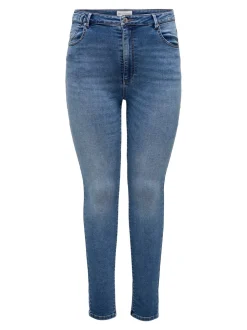 CARFOREVER Cintura alta Corte skinny Vaqueros