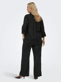 CARGOA Corte straight Lino Pantalones