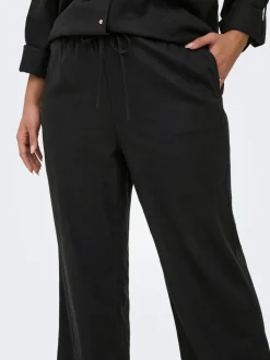 CARGOA Corte straight Lino Pantalones