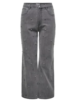 CARHOPE Cintura alta Corte wide leg Vaqueros
