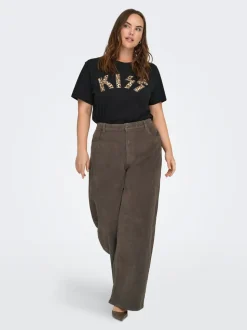 CARHOPE Corte wide leg Pantalones de pernera ancha
