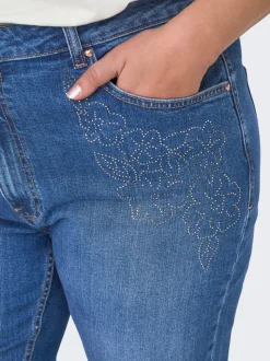 CARJUICY Cintura alta Corte flared Vaqueros