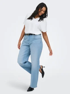 CARJUICY Cintura alta Corte wide leg Vaqueros