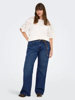 CARJUICY Cintura alta Corte wide leg Vaqueros