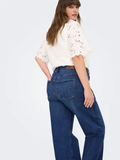 CARJUICY Cintura alta Corte wide leg Vaqueros