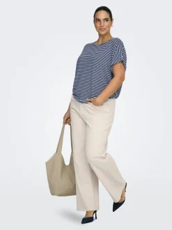 CARJUICY Cintura alta Corte wide leg Vaqueros