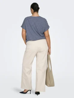 CARJUICY Cintura alta Corte wide leg Vaqueros