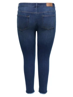 CARLACE Cintura media Corte skinny Largo hasta los tobillos Vaqueros