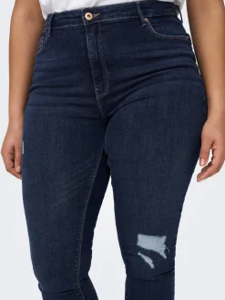 CARLAOLA Cintura alta Corte skinny Vaqueros