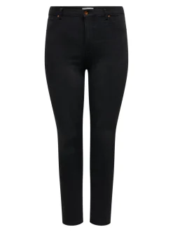 CARMILA-IRIS Cintura alta Corte skinny Largo hasta los tobillos Vaqueros