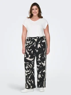 CARNICON Corte regular Pantalones de pernera ancha