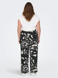 CARNICON Corte regular Pantalones de pernera ancha