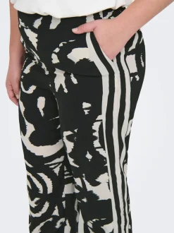 CARNICON Corte regular Pantalones de pernera ancha