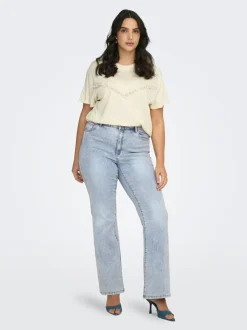 CARROSE Cintura alta Corte retro flared Vaqueros