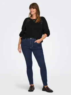 CARROSE Cintura alta Corte skinny Vaqueros
