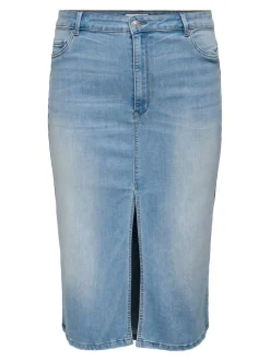 CARROSE Denim Falda vaquera Falda midi