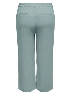 CARSIESTA Corte cropped Lino Pantalones culote