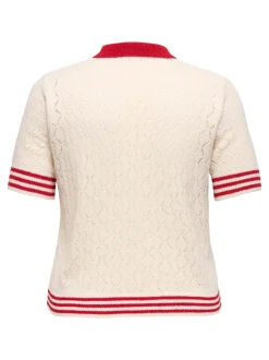 CARSUNNY Camiseta de punto con cuello polo