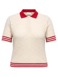 CARSUNNY Camiseta de punto con cuello polo