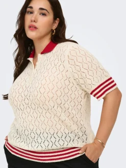 CARSUNNY Camiseta de punto con cuello polo