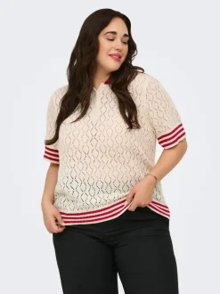 CARSUNNY Camiseta de punto con cuello polo