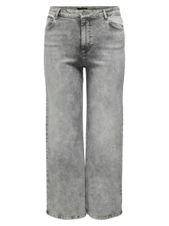 CARWILLY Cintura alta Corte wide leg Vaqueros