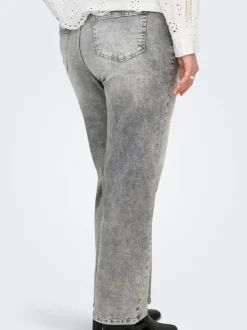 CARWILLY Cintura alta Corte wide leg Vaqueros