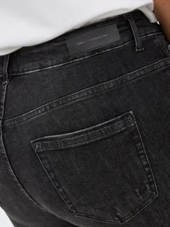 CARWILLY Cintura media Corte skinny Largo hasta los tobillos Vaqueros