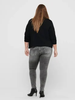 CARWILLY Cintura normal Corte skinny Largo hasta los tobillos Vaqueros