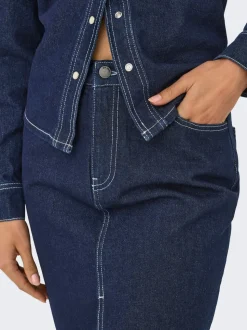 JDYBELLA Denim Falda vaquera Falda midi
