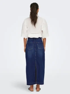 JDYBELLA Denim Falda vaquera Falda larga